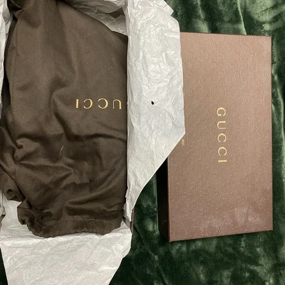 Gucci Men's Size 9 Rubber Rain Loafers in Black NWT - Picture 5 of 6